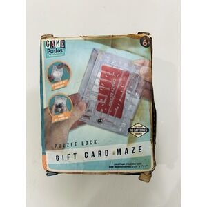 Gift Card Maze Puzzle Cube Gift Card Holder Game Solve To Unlock Gift Cash/Card